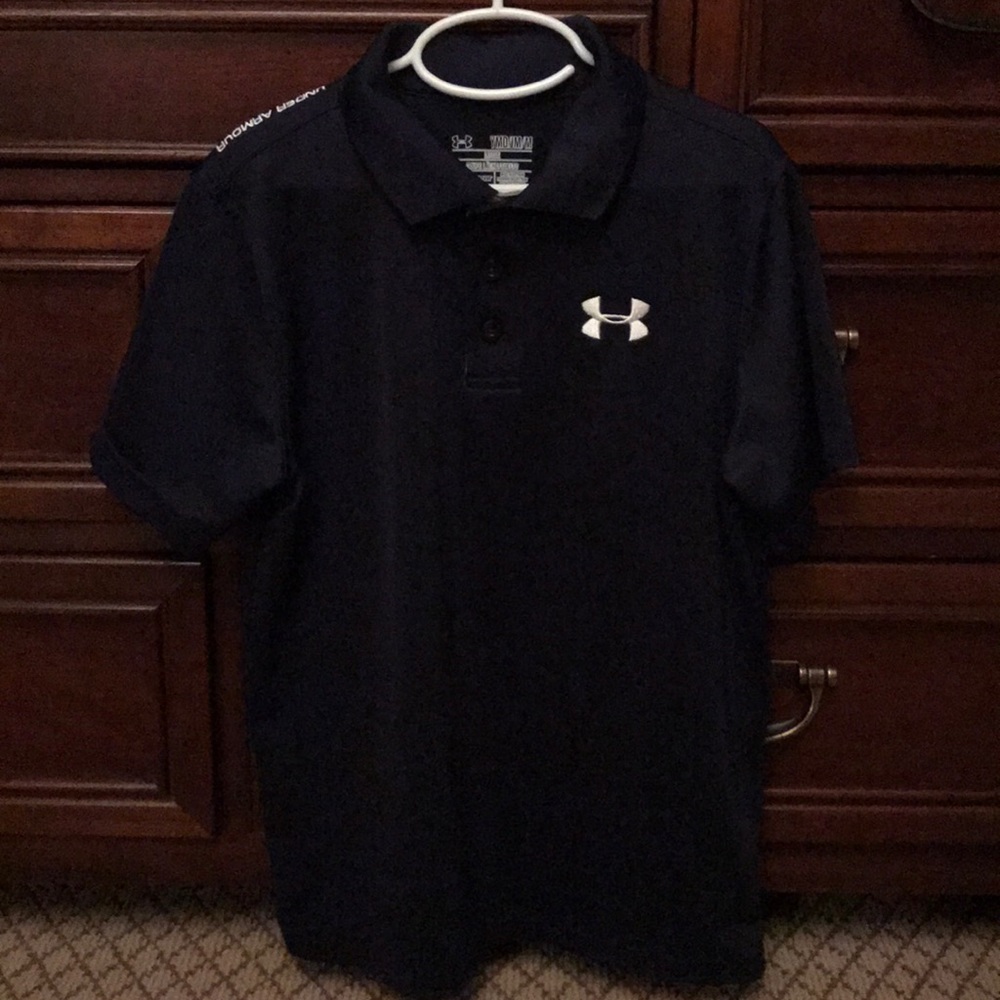 Youth boys Under Armour polo.